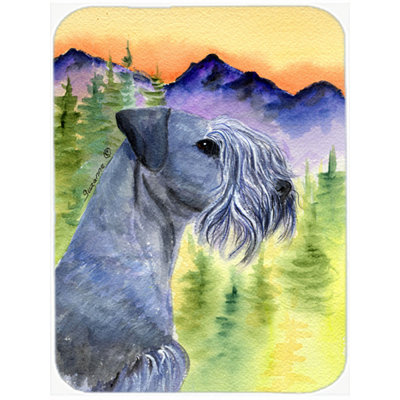 Caroline's Treasures Cesky Terrier Glass Cutting Board
