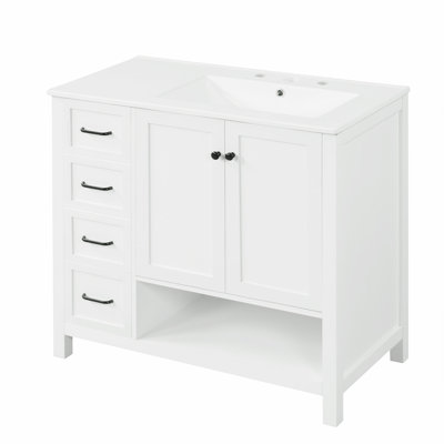 Meuble-lavabo 36 po avec comptoir d'évier