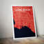 Long Beach City Map - No Frame Print-1185915570