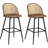 Upholstered Swivel Bar & Counter Stool (Set Of 2)-919521927-907643591