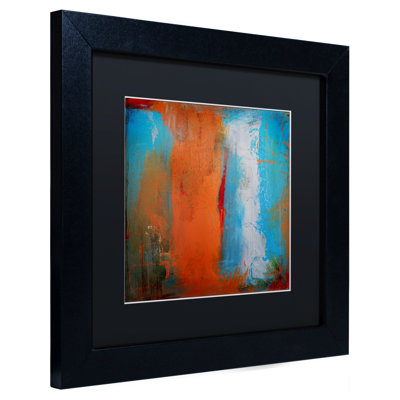 « orange », reproduction d’art sur toile encadrée