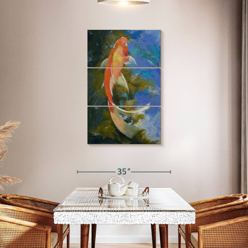Brampt Butterfly Koi, 45" H x 28" W