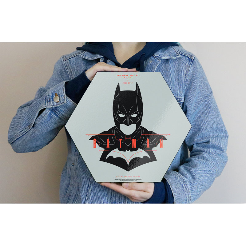 Batman 85Th (Cowl 2005 A), impression sur bois