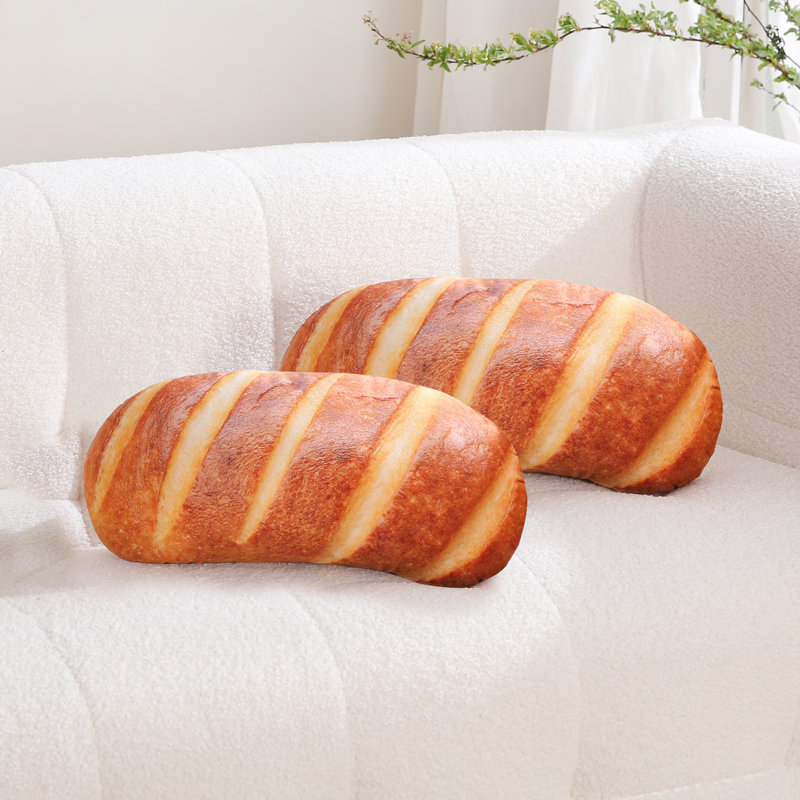  Coussin en velours 2 pièces 2 pièces (15 po x 7 po)