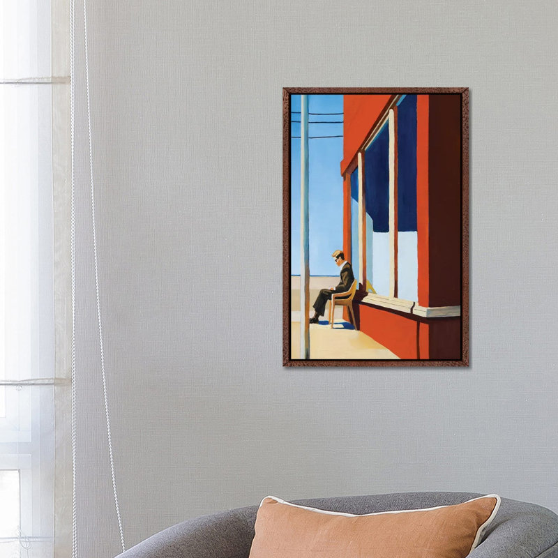 Nowhere Man by Pretty Painter - Gallery-Wrapped Canvas Giclée on Canvas, Classic Wood Floater Frame, 66.04 cm H x 45.72 cm W