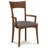 Ingrid 19.25'' H Upholstered Cherry Armchair-22354361-22557500