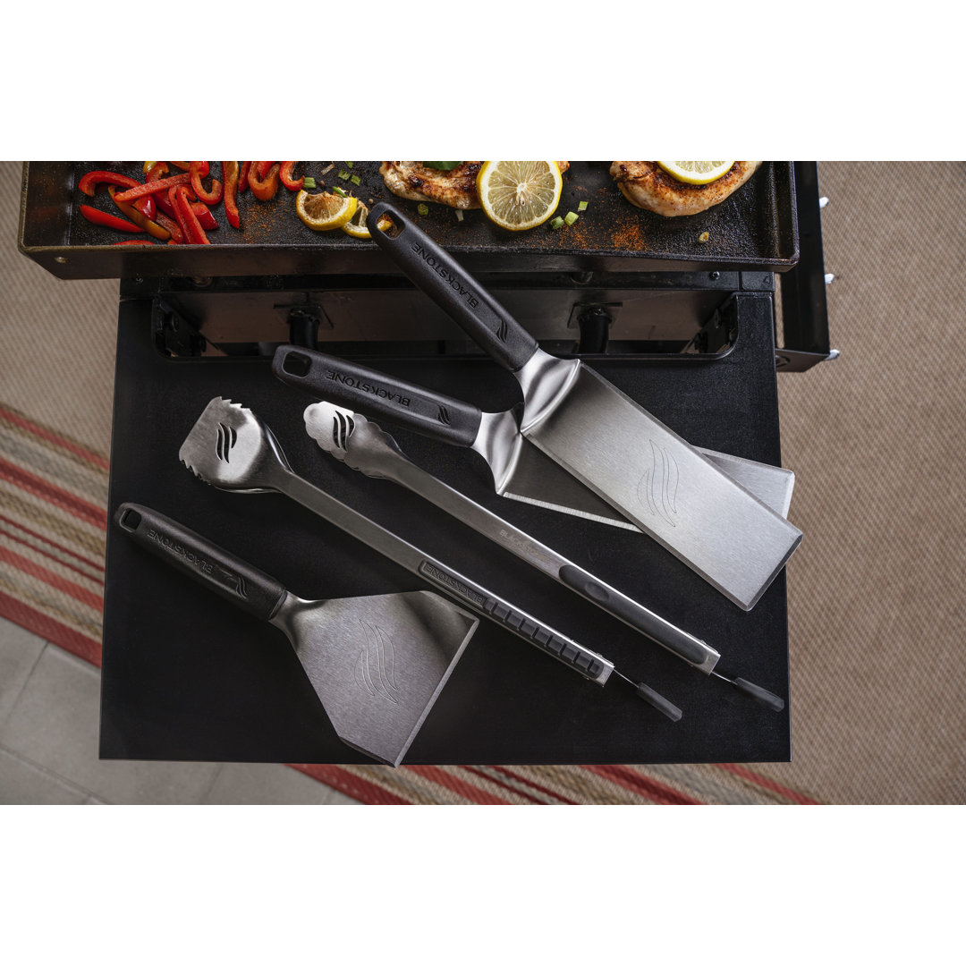 Blackstone Deluxe 6-Piece Stainless Steel Griddle Accessory Toolkit Blackstone