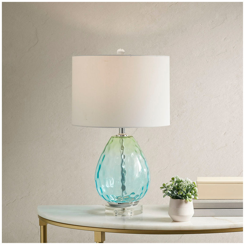 Ombre Table Lamp, Blue