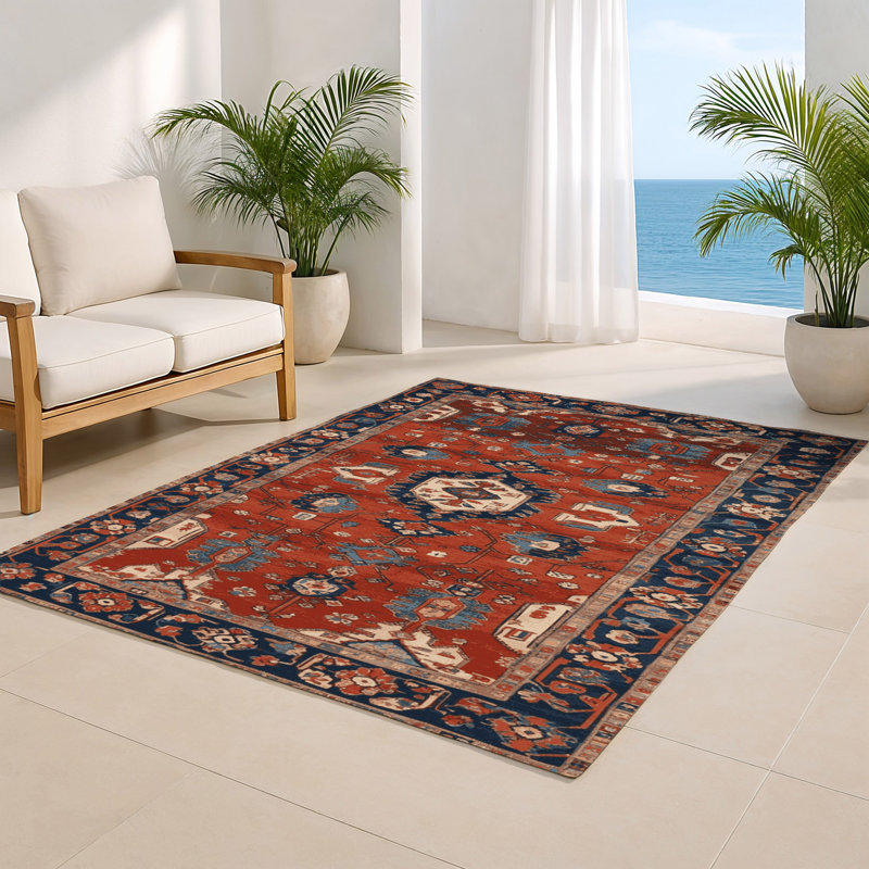 Tapis turc intérieur et extérieur brun, Rectangulaire 2 pi x 3 pi