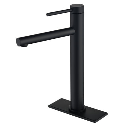 Deck Mounted Single Hole Single Handle Vessel Sink Faucet