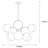 6 - Light Dimmable Sphere Chandelier-465815473-465815478