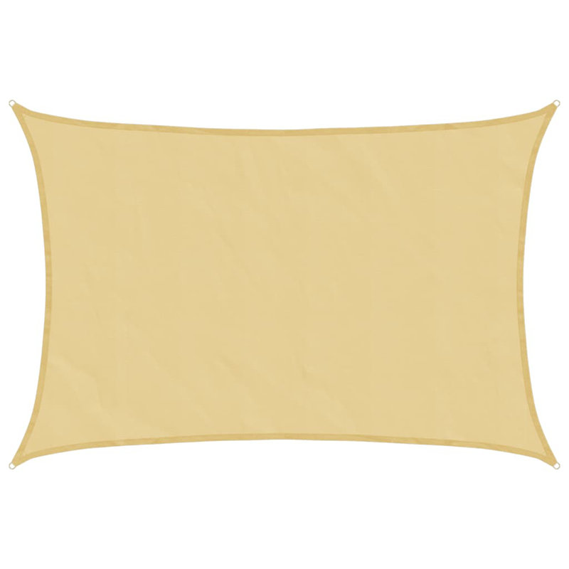 Byerley 100% Polyester Oxford 5m x 3.5m Rectangle Shade Sail, Sand