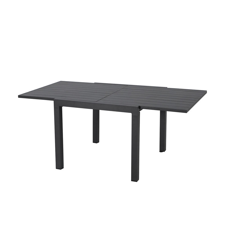 Table de salle à manger extensible, Gris