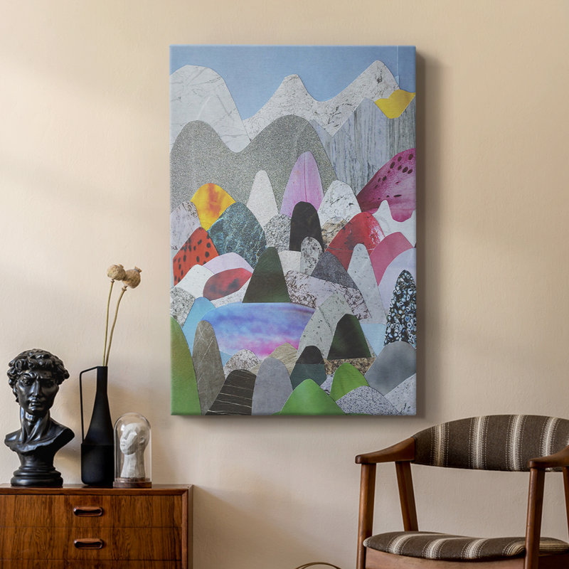 Utah Mountains -Custom Wrapped Gallery Cavas, 18" H x 12" W