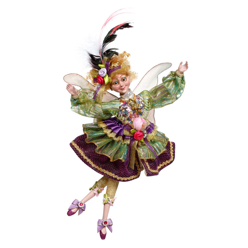 Madame Mardi Gras Fairy, Small - 11 Inches