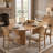 71" to 87" Extendable Oval Dining Table with Hidden Butterfly Leaf
