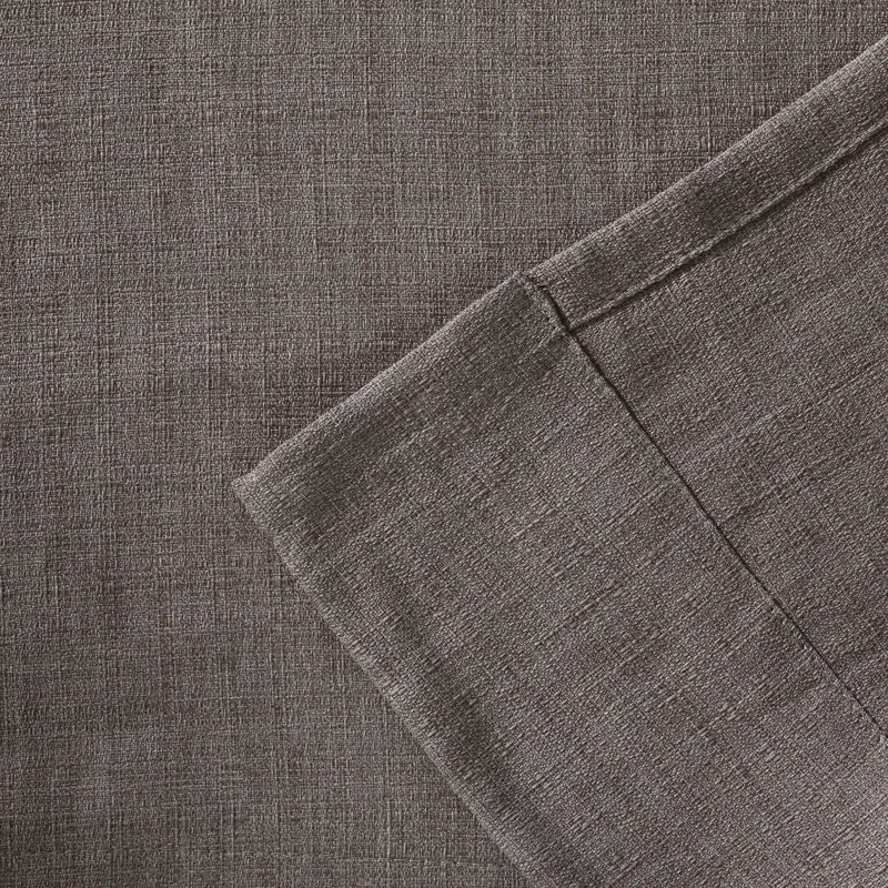 Prestwich Semi Sheer Curtain Single Panel, Mint Taupe, 55" W x 95" L