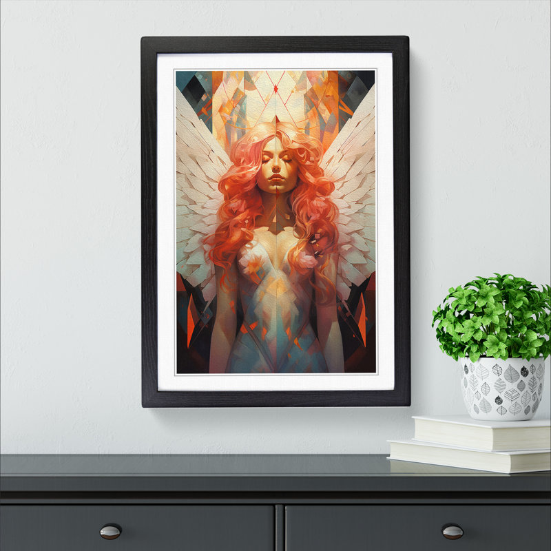 Single Picture Frame Print on Wood, Black Framed, 64cm H x 46cm W