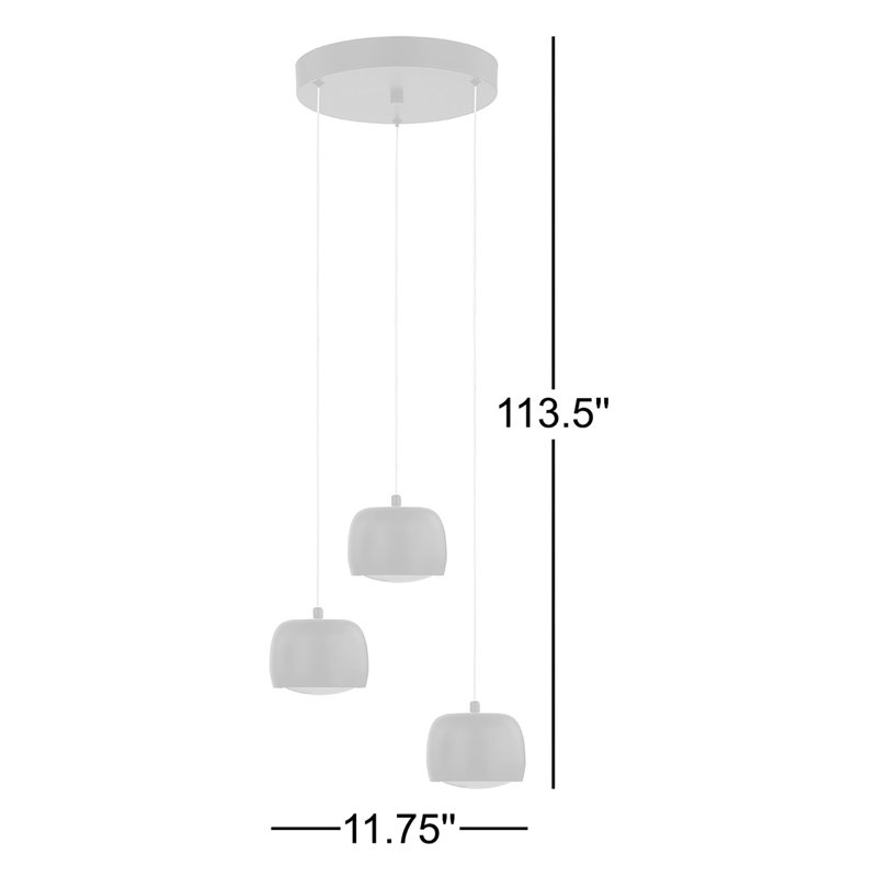 3 - Light LED Pendant