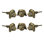 Dog Decorative Metal Knobs