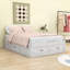 Lit plateforme en bois avec tiroirs et lattes-989498432-989498438