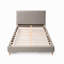 Structure de lit tapissier avec tête de lit Boucle moderne, grand lit, lit plateforme minimaliste