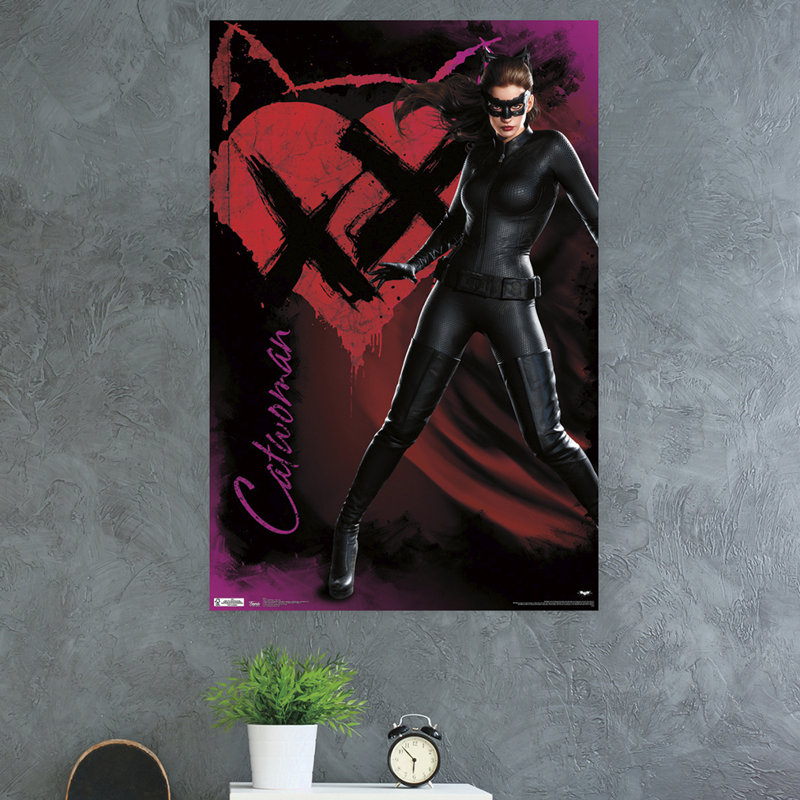 « dark knight-rehausses-catwoman », impression sur papier