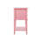 Contemporary Pink Nightstand With Open Shelf-107694000