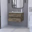 Ensemble de meuble-lavabo simple 18,89 po avec plateau en céramique