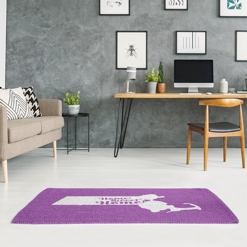 Tapis de boston en poly-chenille pour la maison, Rectangle 4 pi x 6 pi