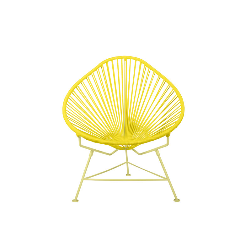 Chaise de jardin, Jaune / jaune