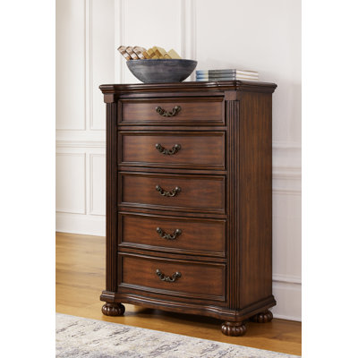 Flosie 35.38'' W 5 - Drawer Dresser