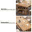 Bureau rectangulaire brun en bois massif avec 6 tiroirs-988421203