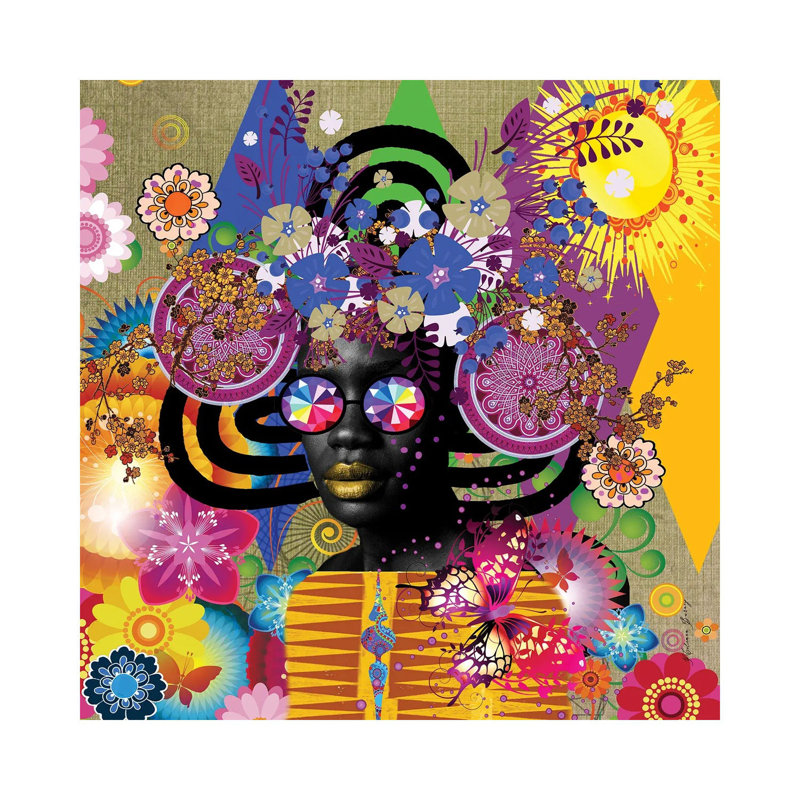 Sunshine Afo Pop 1 Piece Wrapped Canvas Wall Art, 30.48 cm H x 30.48 cm W