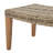 HAMPTON WOOD + WICKER OTTOMAN