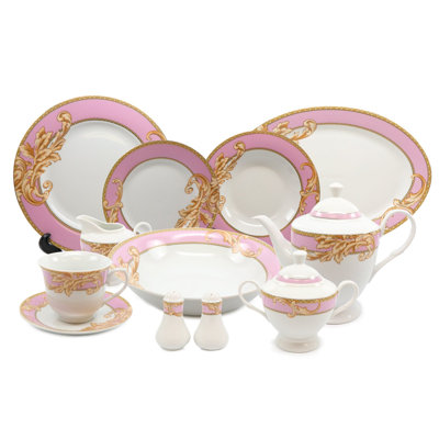 Stonehedge Piece Porcelain China Dinnerware Set - Service for 8