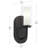 Mack Matte Black 1-Light Wall Sconce with Layered Glass Shade-127379934-130776771