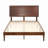 Hermes Contemporary Modern Solid Wood Platform Bed with Adjustable Headboard-974432013