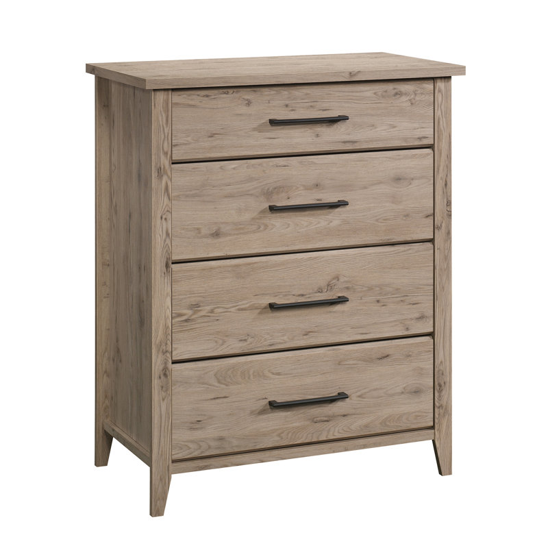 Commode 4 tiroirs l 33,66 po Bradbury, Chêne laurier