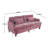 Deshazer 68.9'' Upholstered Loveseat-2055586116