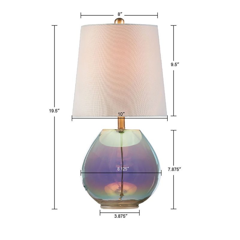 Ranier Iridescent Table Lamp