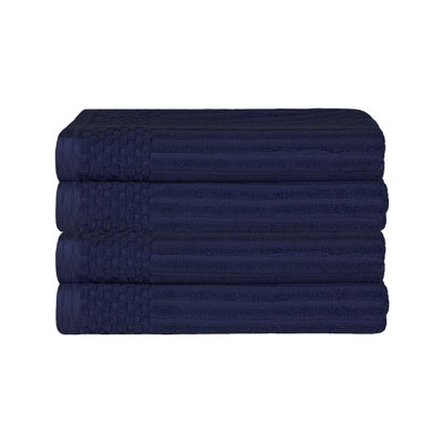Ribbed Cotton Bath Towel