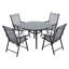 Datwon 4 - Person Patio Dining Set with Round Table
