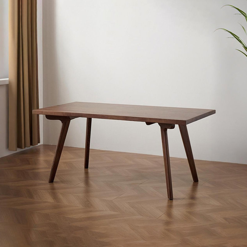 Table de salle à manger multifonctionnelle en bois massif, H 29,52 po x L 62,99 po x l 33,46 po