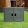 MSPA USA 30 Gallons Water Resistant Wicker Deck Box in Gray