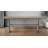 84" Brown Solid Wood Sled Base Dining Table