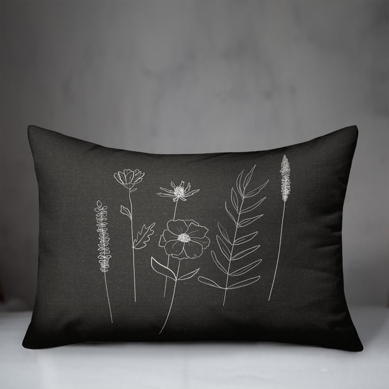  Housse et insert de coussin rectangulaire Wheat Floral