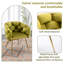Chaise d'appoint de luxe en velours moderne-356424051