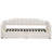 Extendable Twin XL to King Upholstered Daybed with LED Light and 2 Storage Drawers, Trundle Guest Bed Frame-104070073