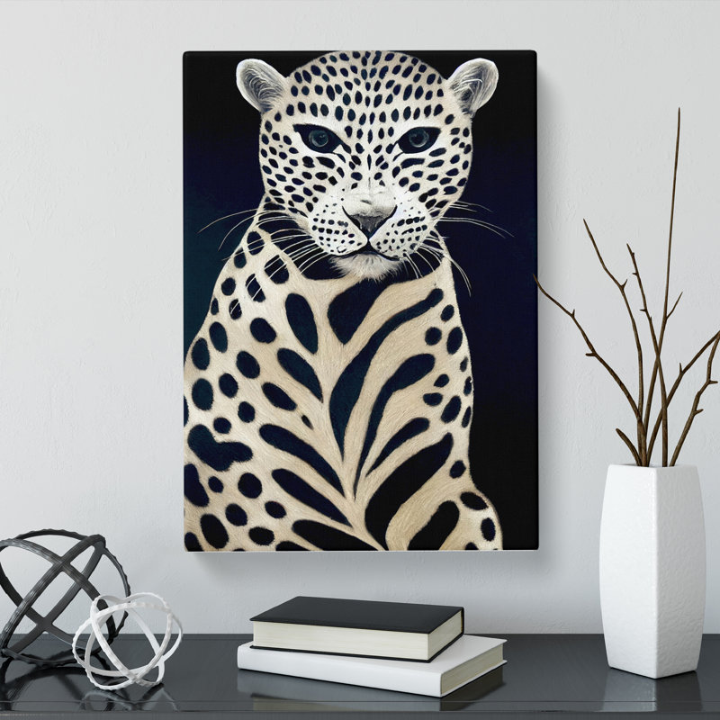 Leopard Modern - Wrapped Canvas, 76cm H x 50cm W x 3cm D